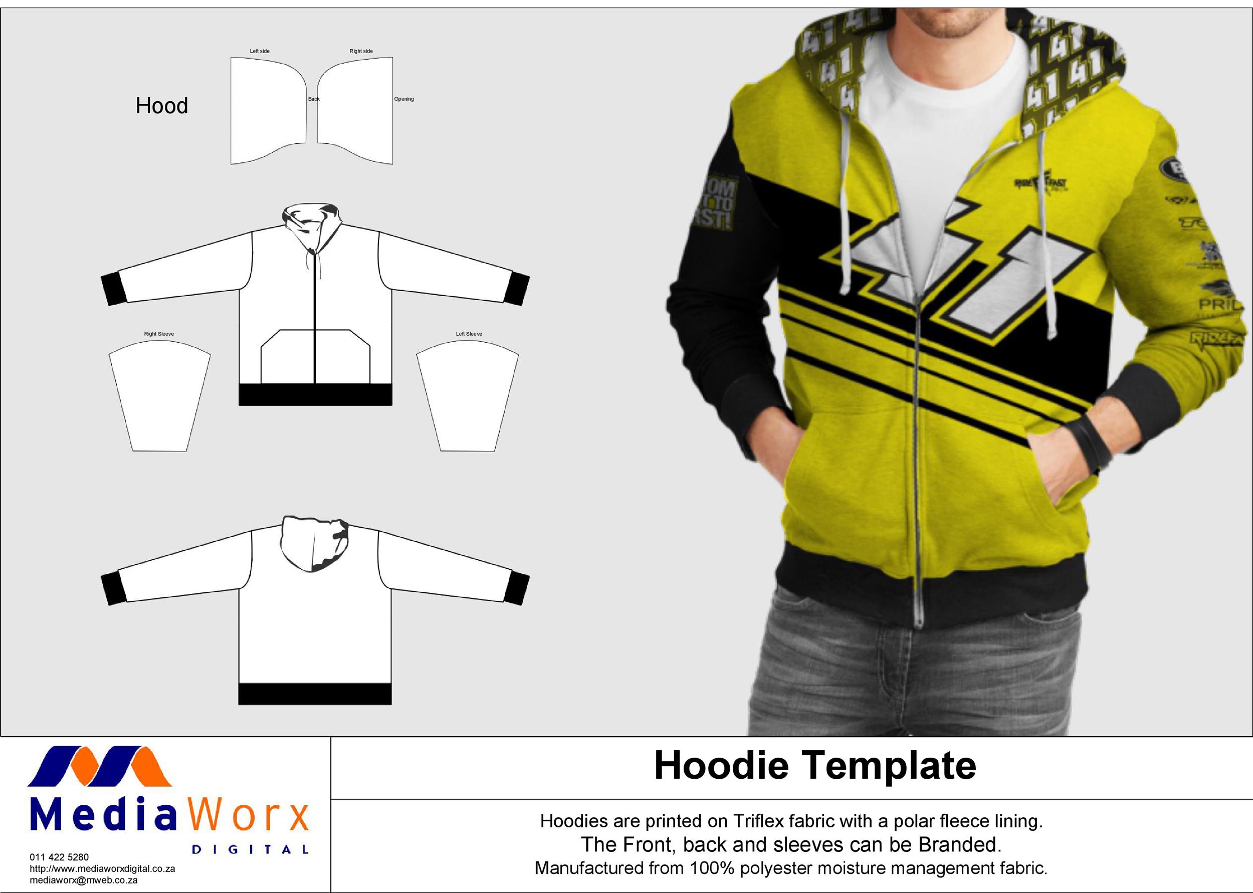 Free hoodie template 04