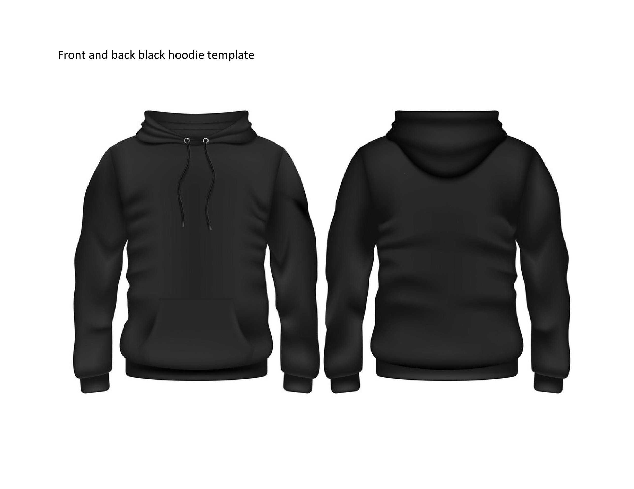 Free hoodie template 31