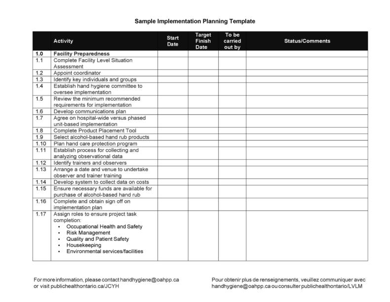 43 Step-by-Step Implementation Plan Templates ᐅ TemplateLab