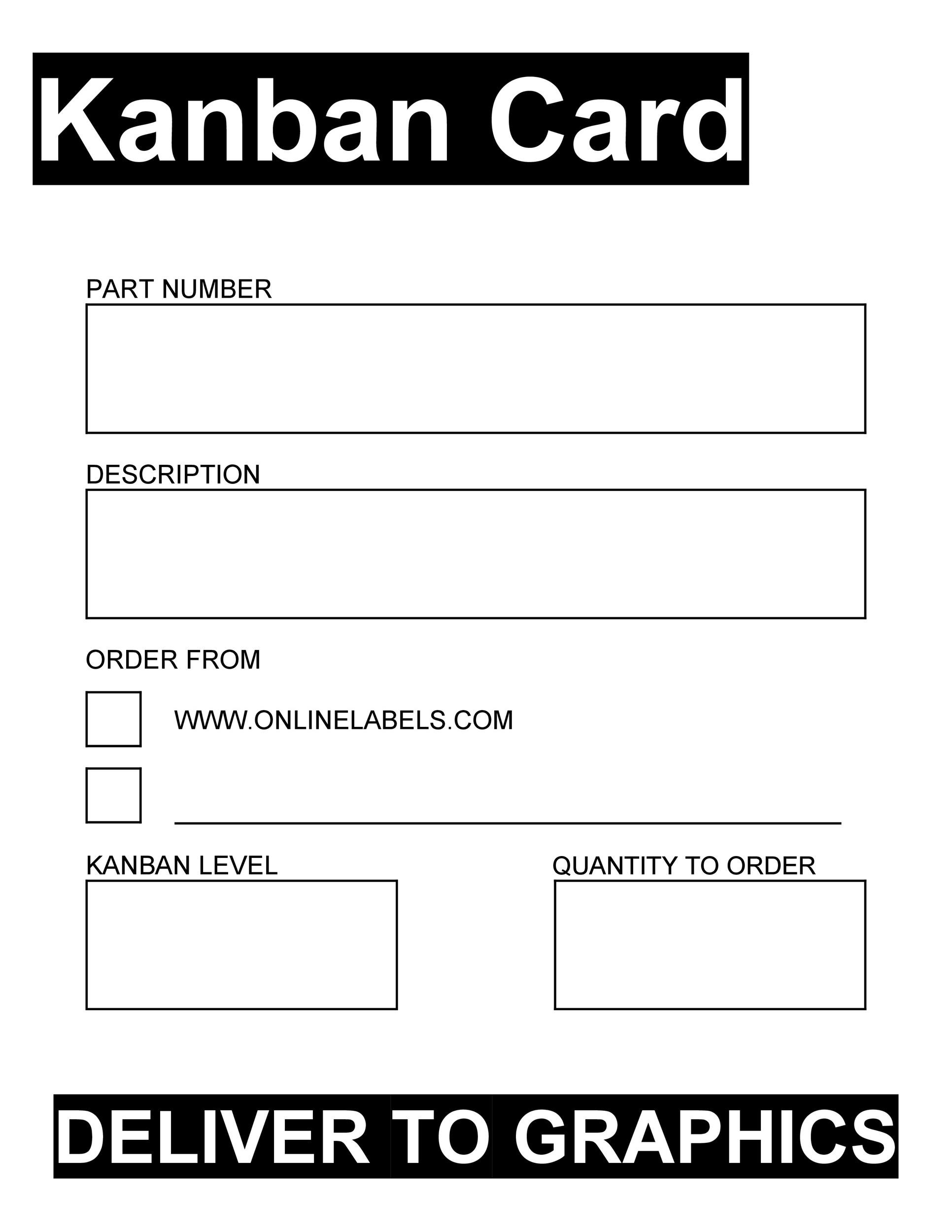 25 Printable Kanban Card Templates ( How to use them) ᐅ TemplateLab