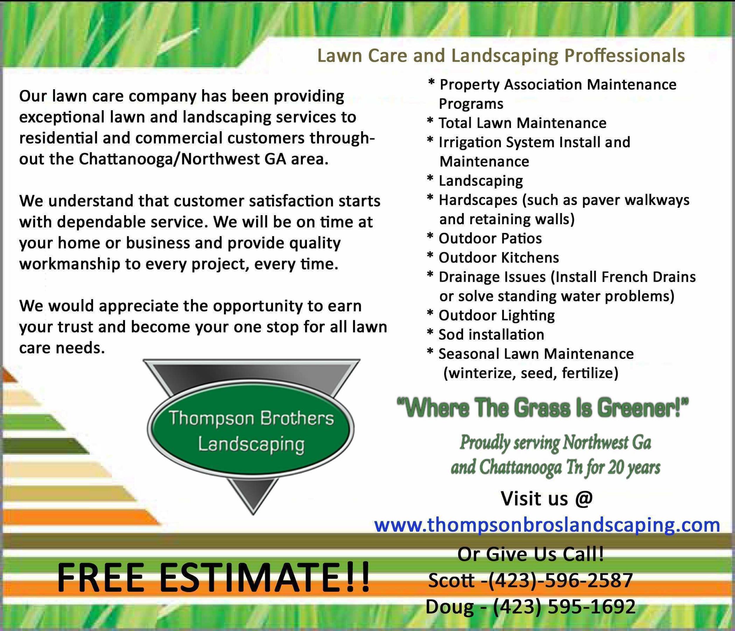 Free lawn care flyer 28