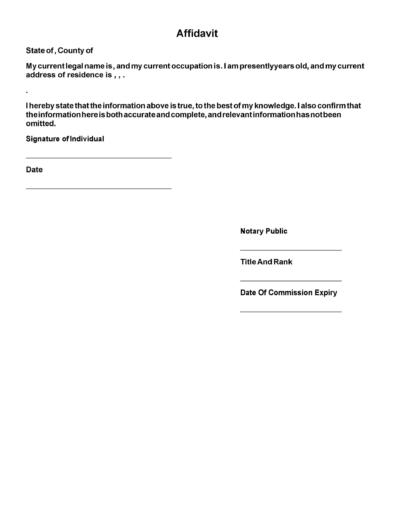notary acknowledgement example