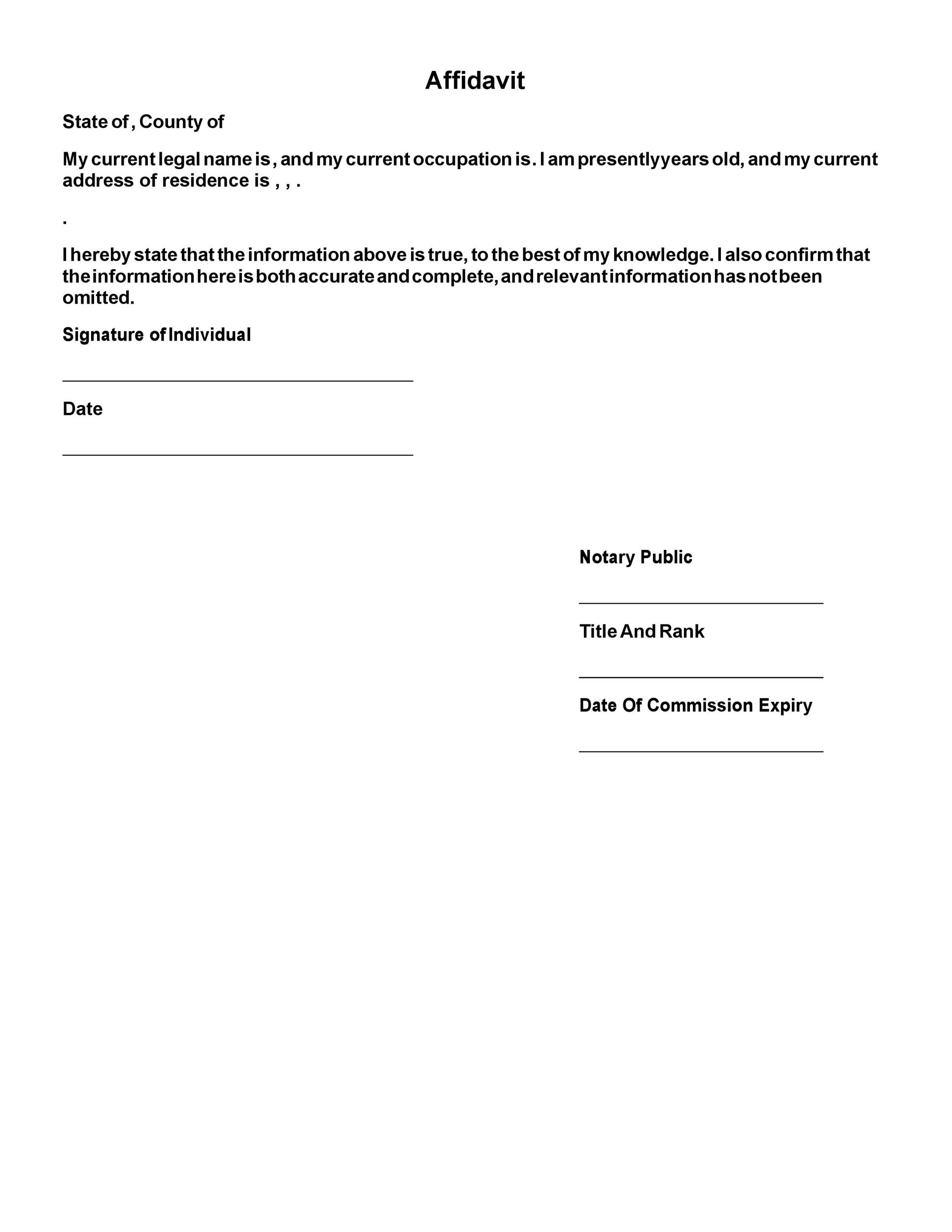 Free notary acknowledgement 09