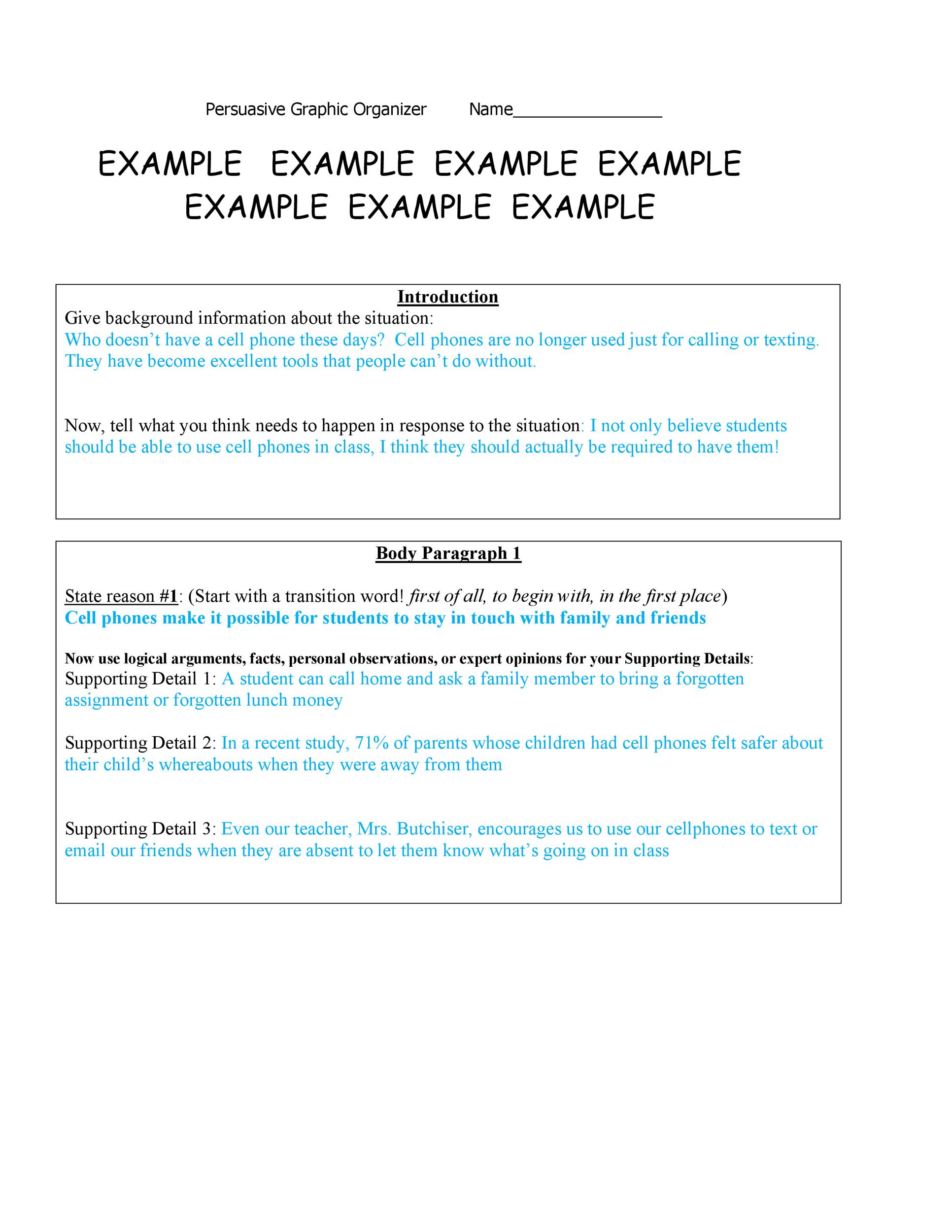 lesson plan in persuasive essay
