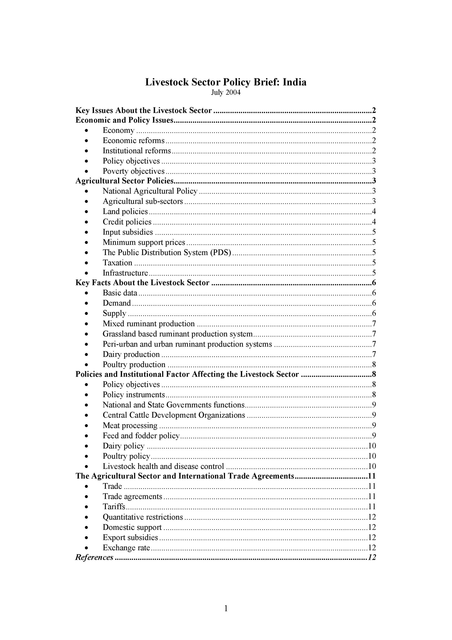 Free policy brief template 13