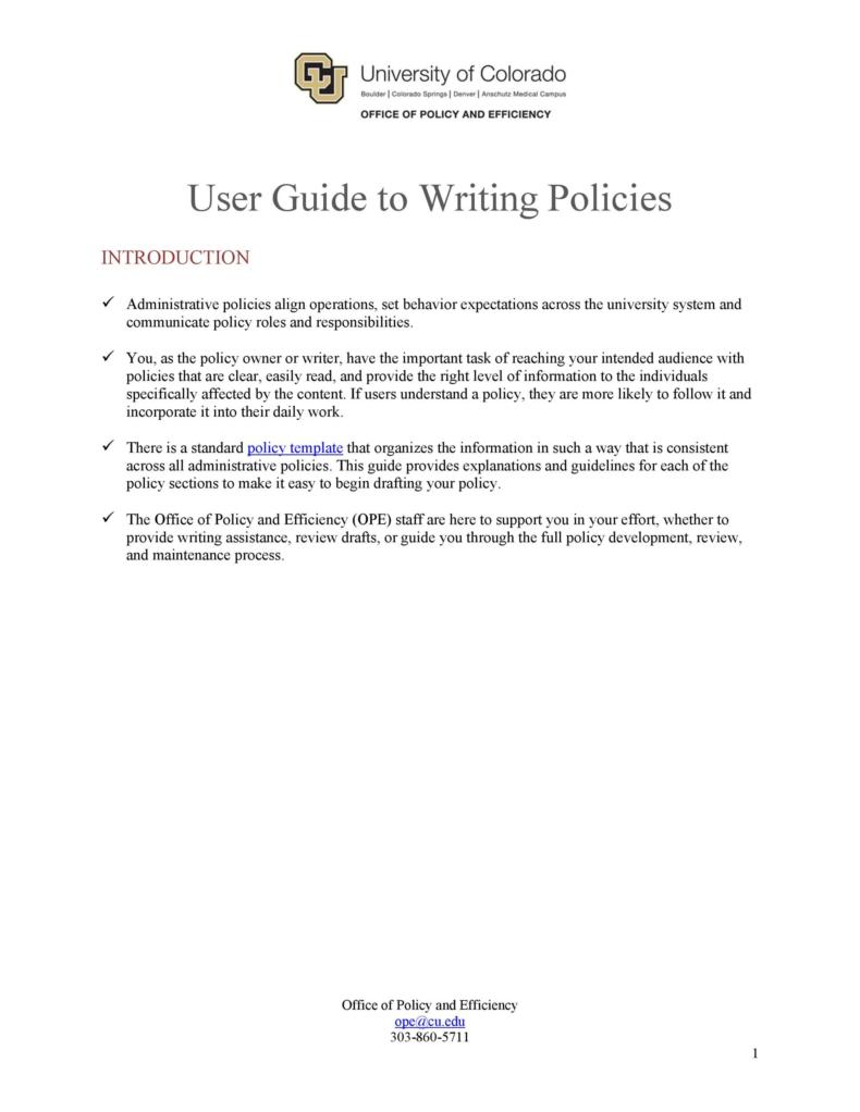 30 Professional Policy Proposal Templates Examples ᐅ TemplateLab