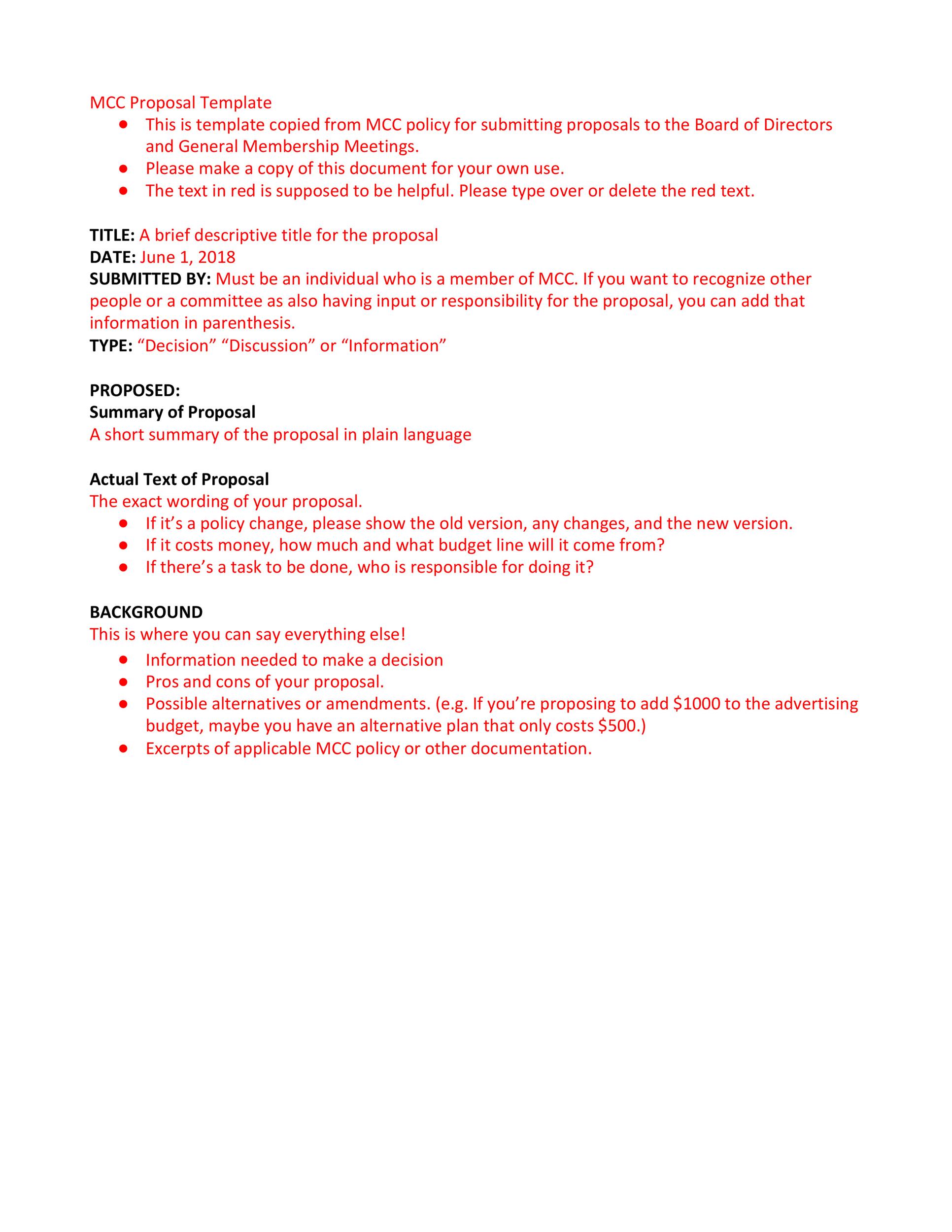 Free policy proposal template 29