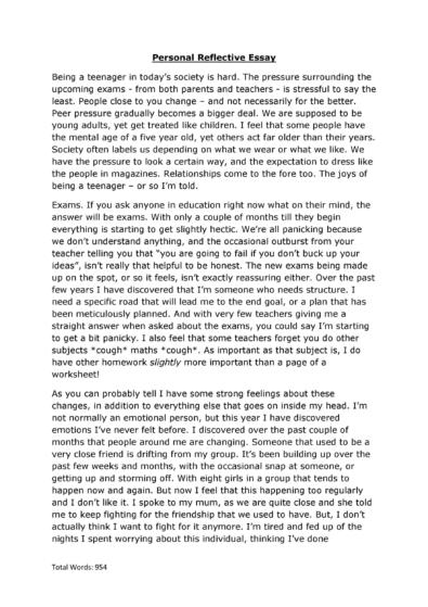 50 Best Reflective Essay Examples (+Topic Samples) ᐅ TemplateLab