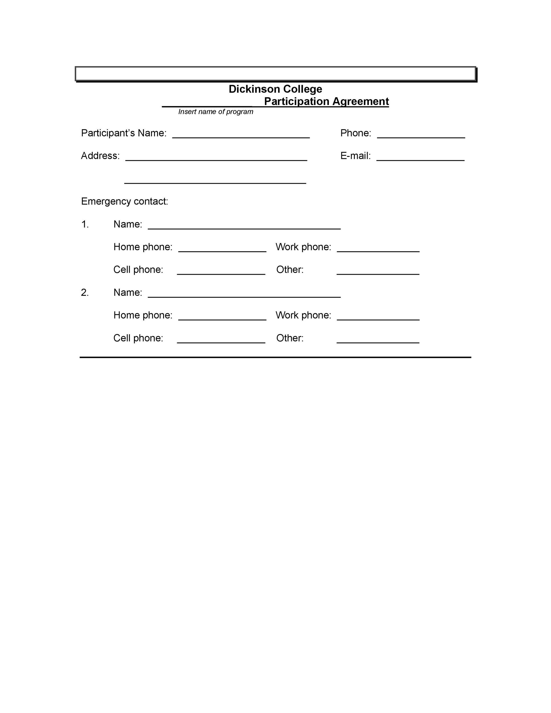 Free release of liability form 35