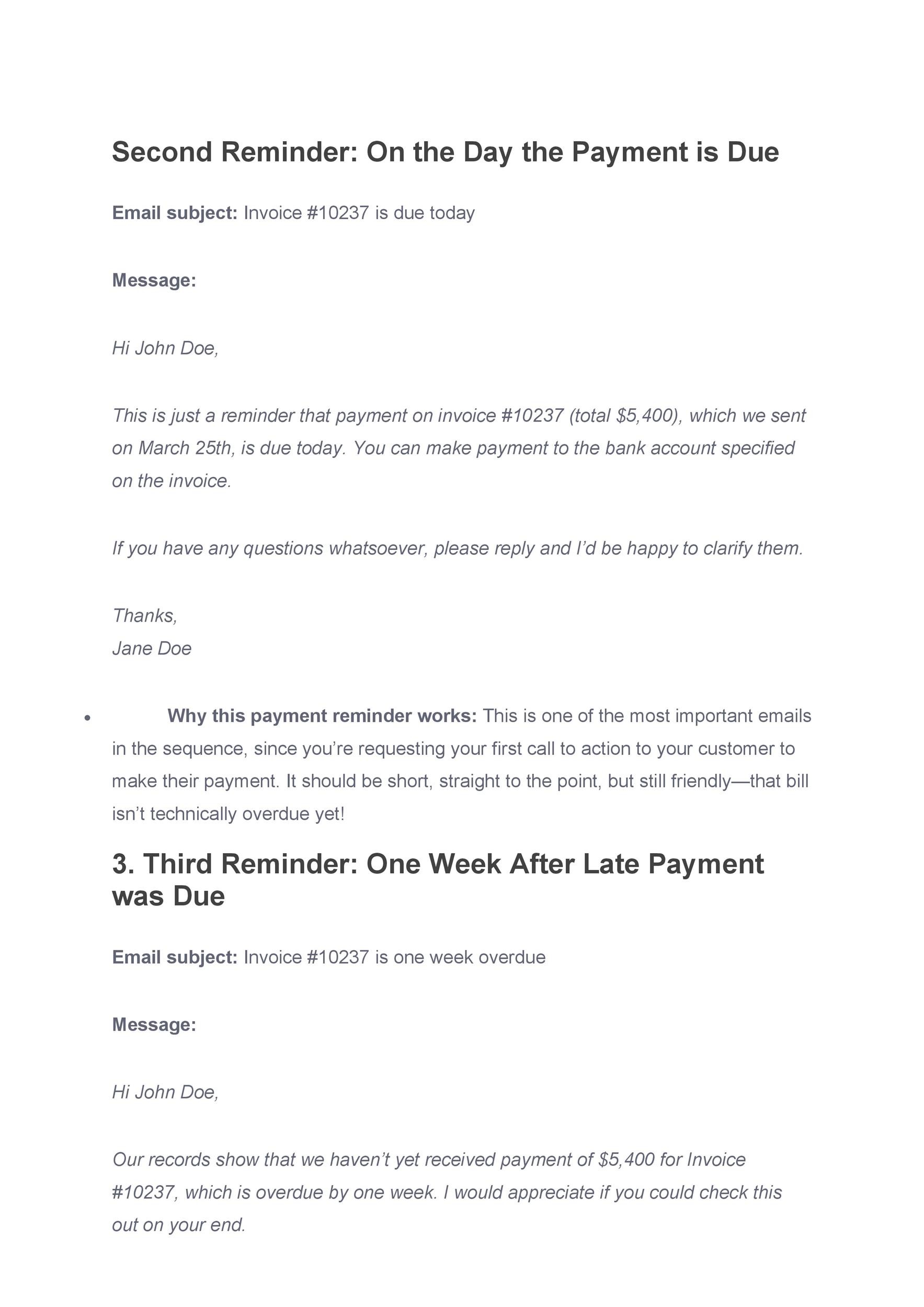 50 Polite Reminder Email Samples & Templates ᐅ TemplateLab