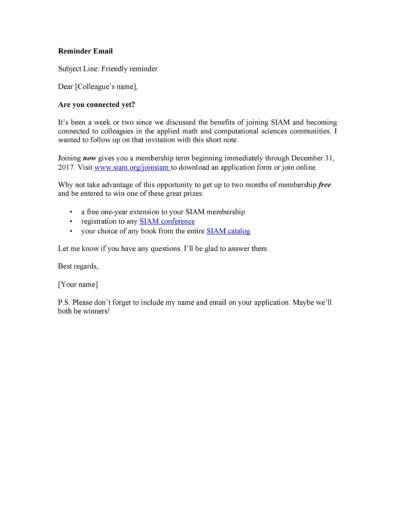 50 Polite Reminder Email Samples & Templates ᐅ TemplateLab