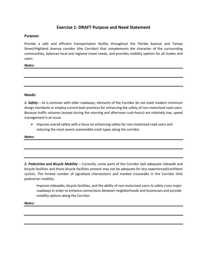 50 Effective Statement Of Need Templates (& Examples) ᐅ TemplateLab