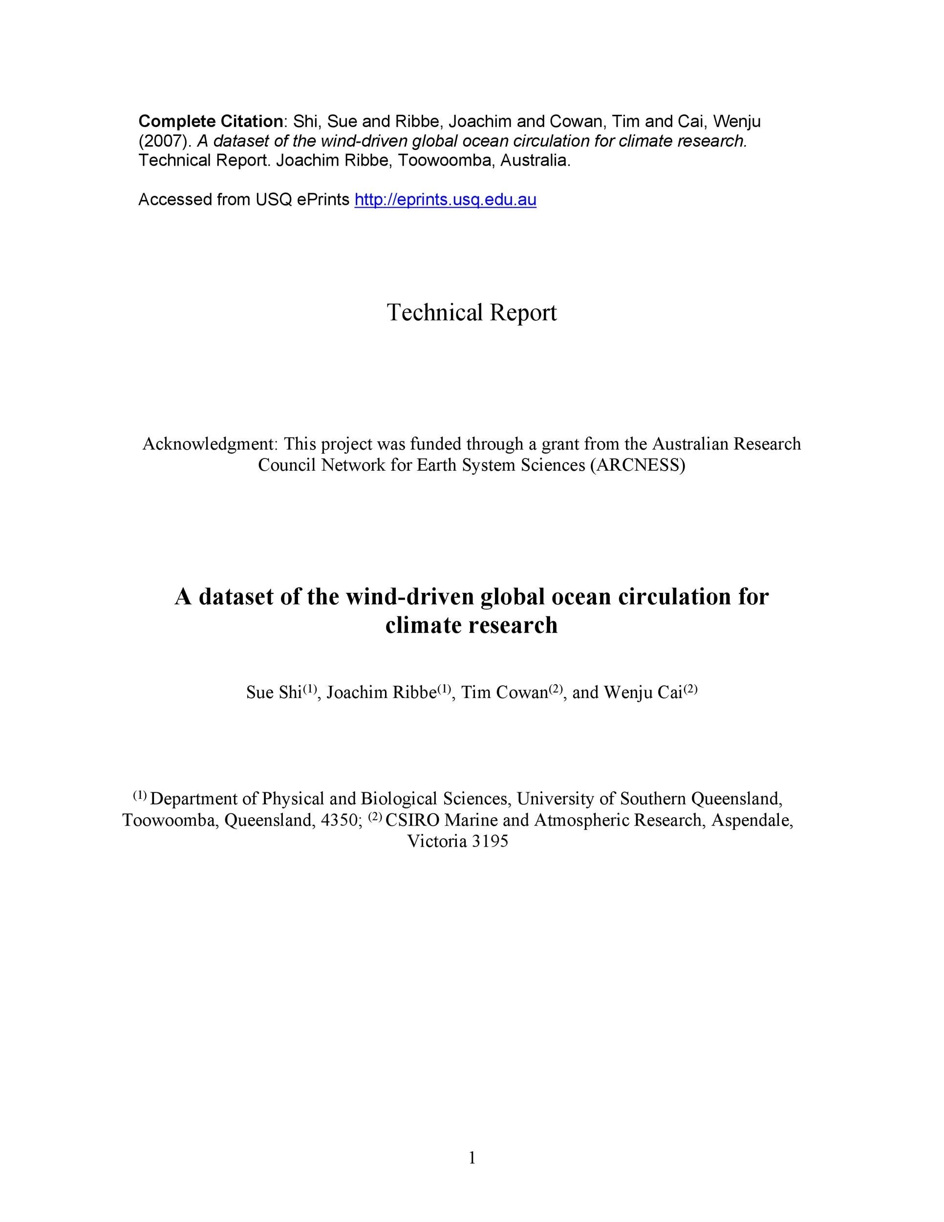 Free technical report template 29
