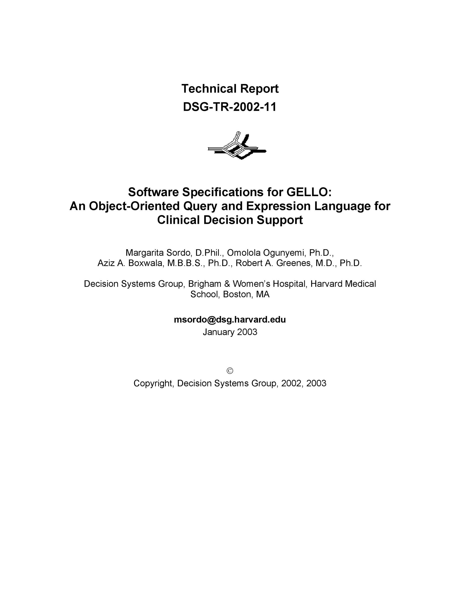 Free technical report template 36