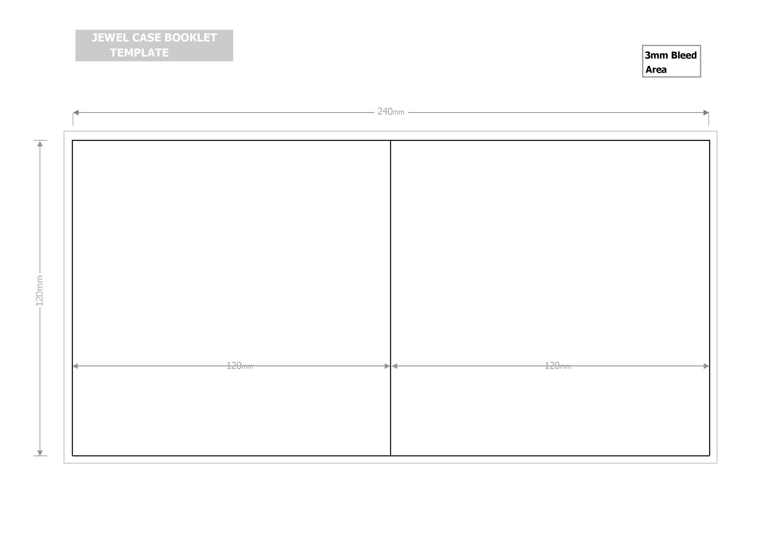 Template For Booklet