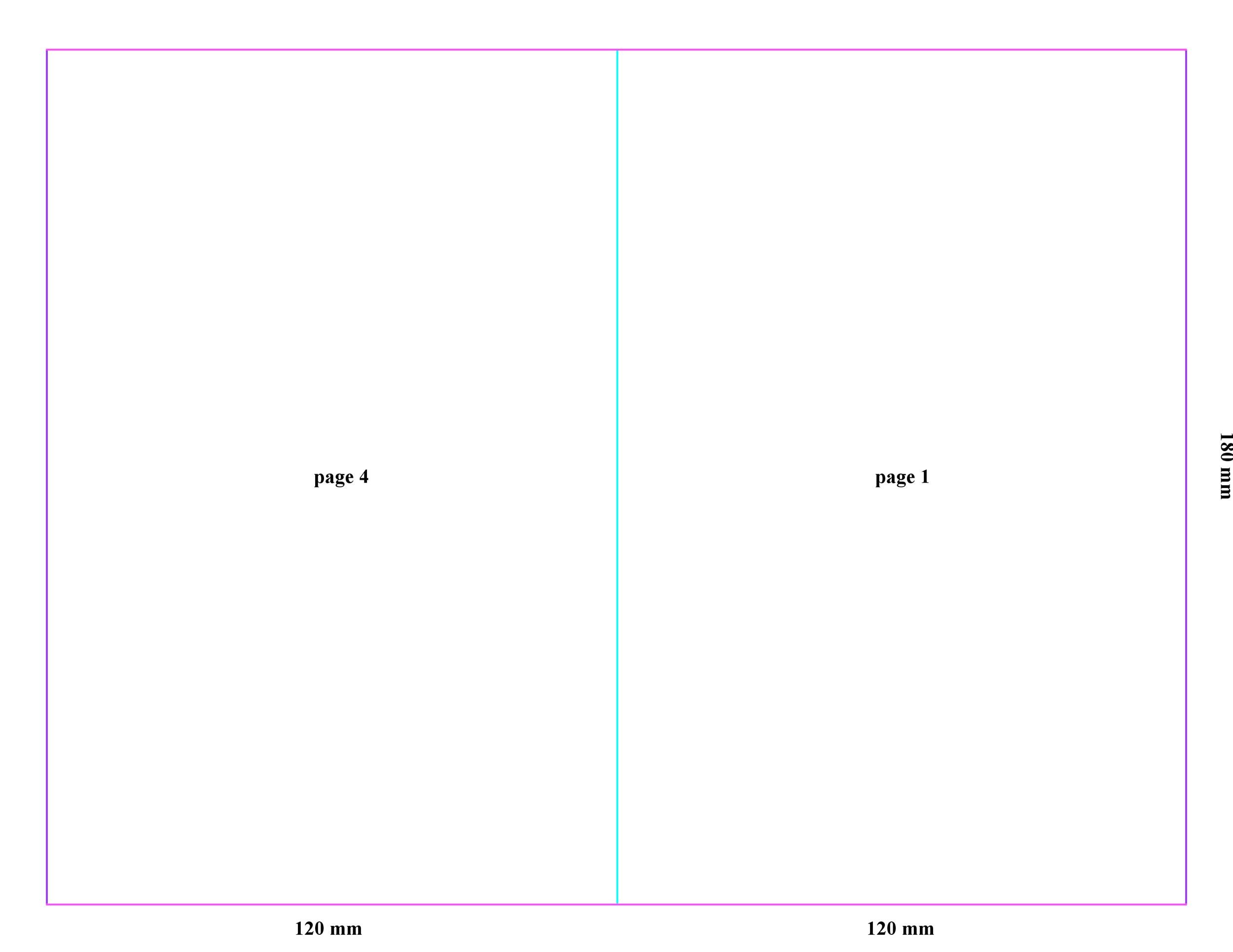 book layout template