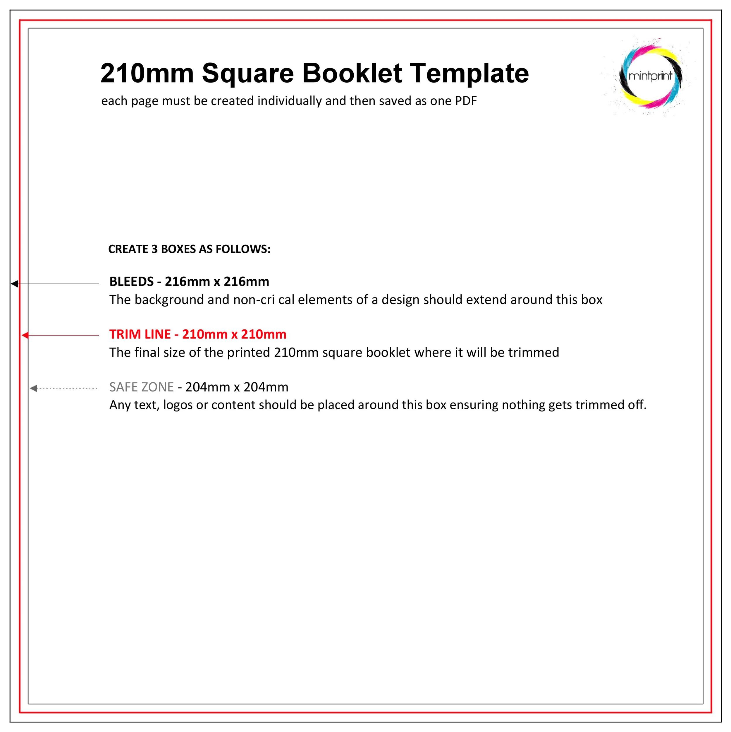 Free booklet template 13