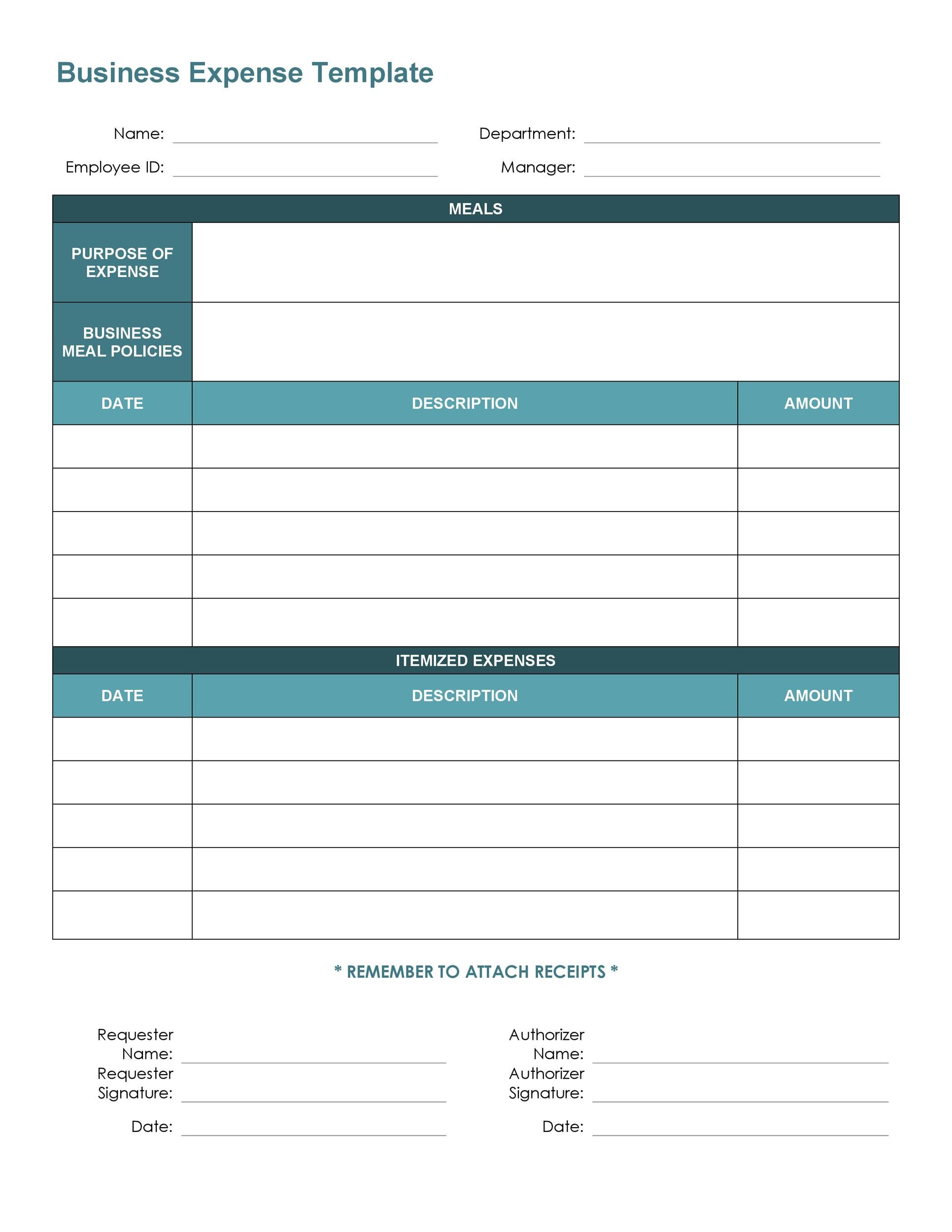 Free business budget template 35