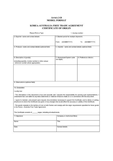 30 Printable Certificate Of Origin Templates (100% Free) ᐅ TemplateLab