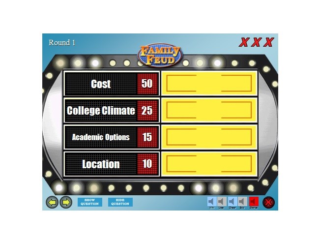 family feud game show template