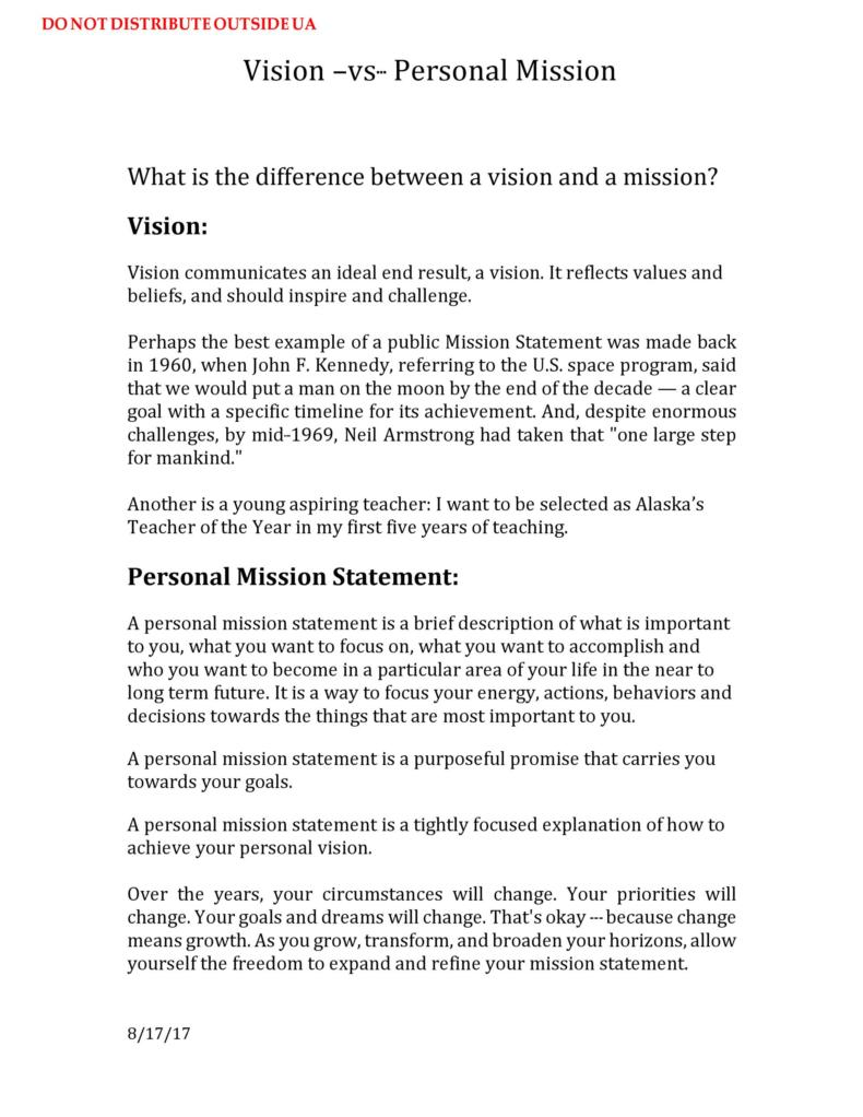 37 Inspiring Mission Statement Templates (Business or Personal) ᐅ