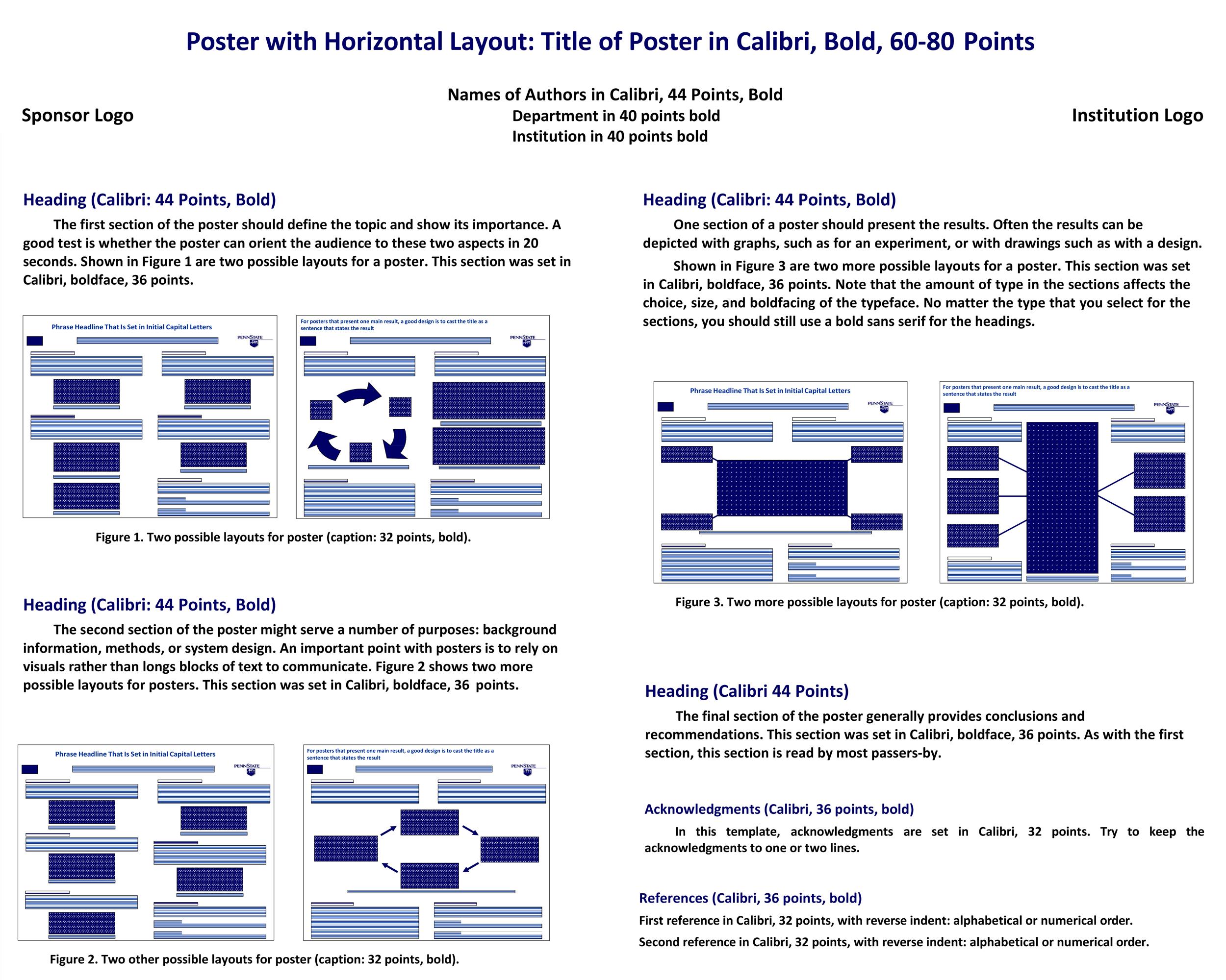 Free research poster template 11