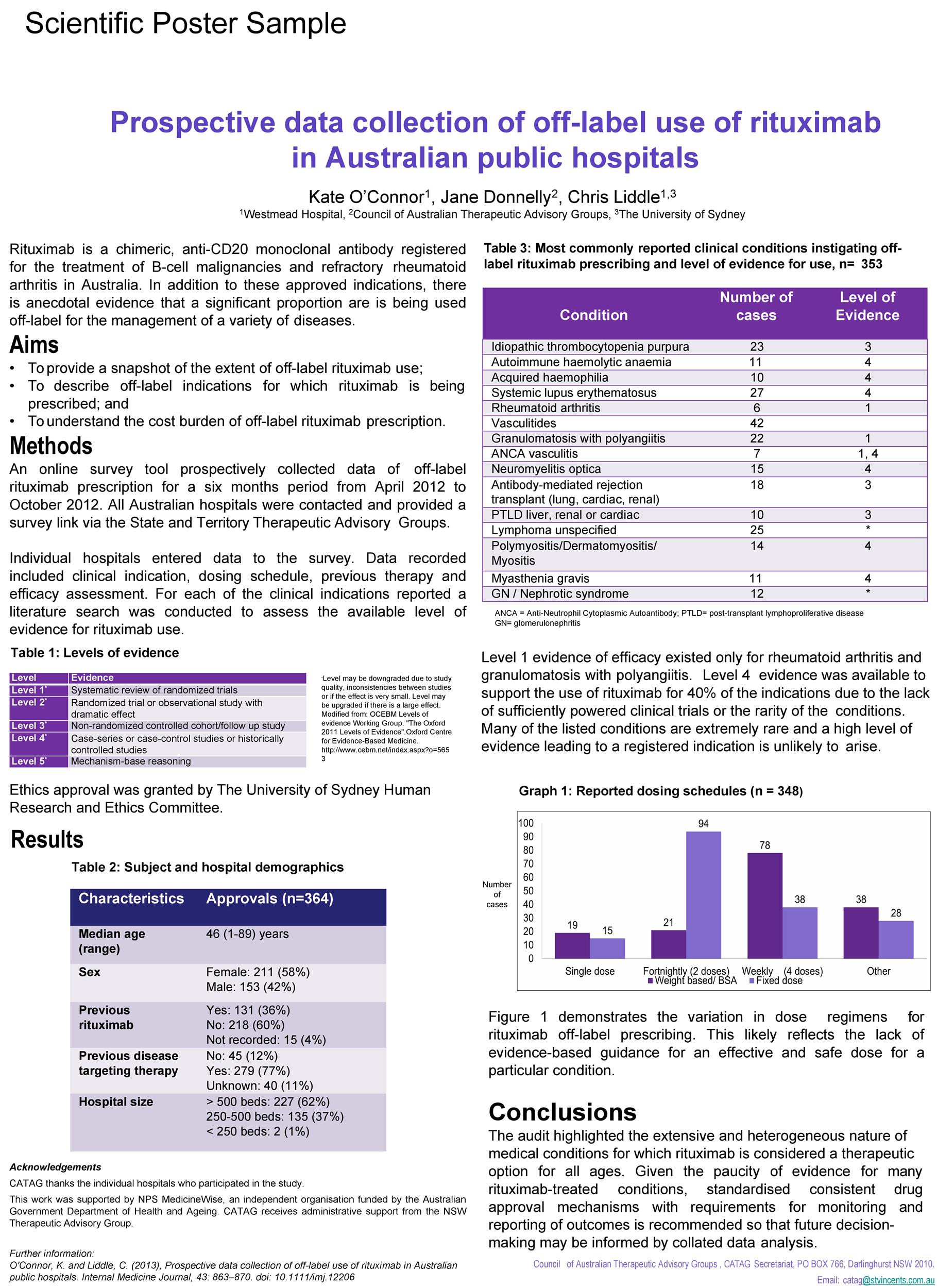 Free research poster template 37