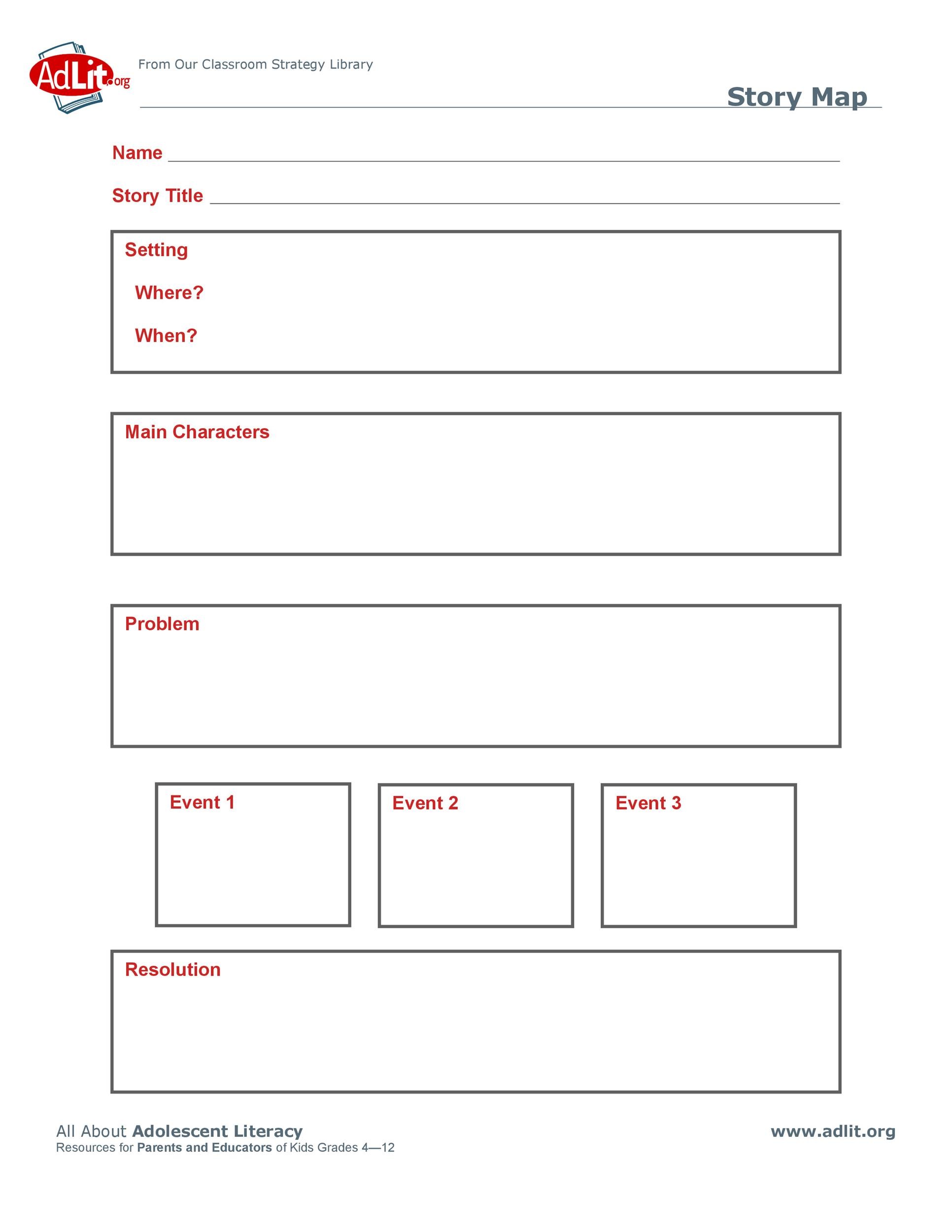 Free story map template 09