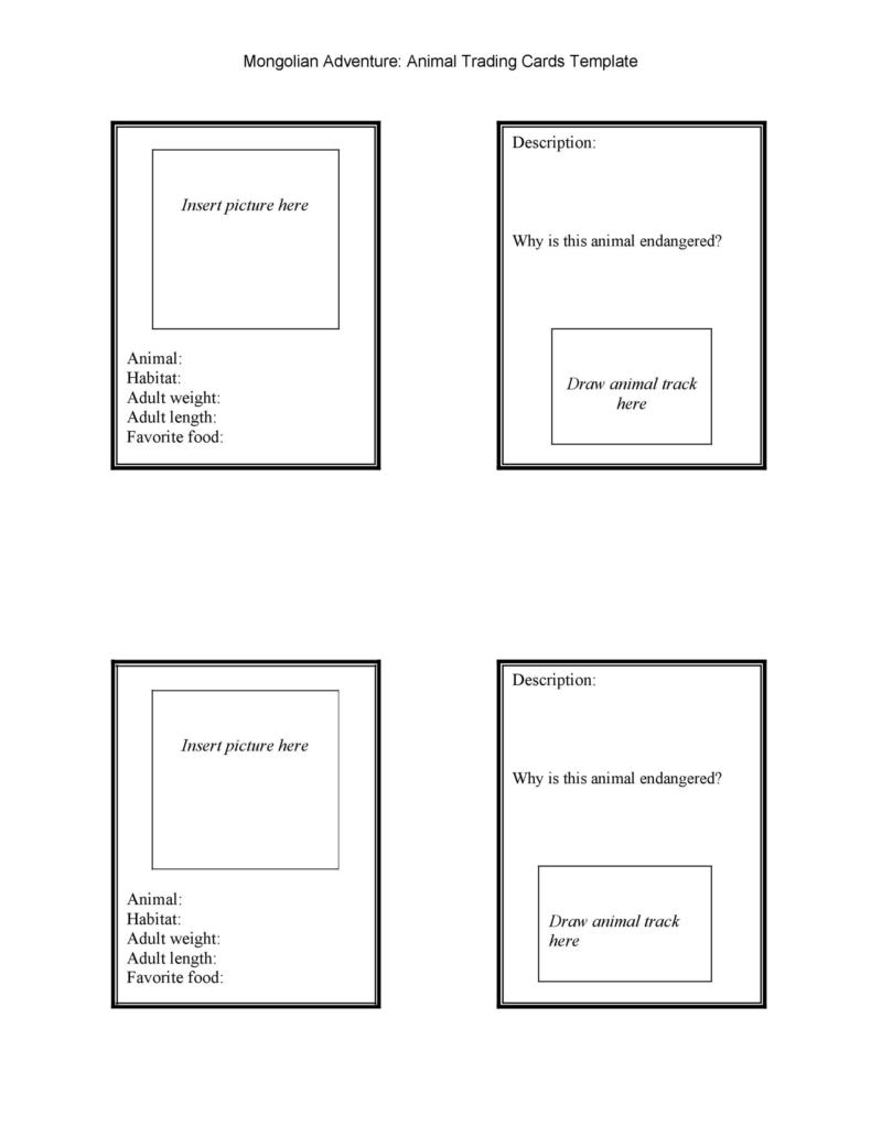 33 Free Trading Card Templates (Baseball, Football, etc..) ᐅ TemplateLab