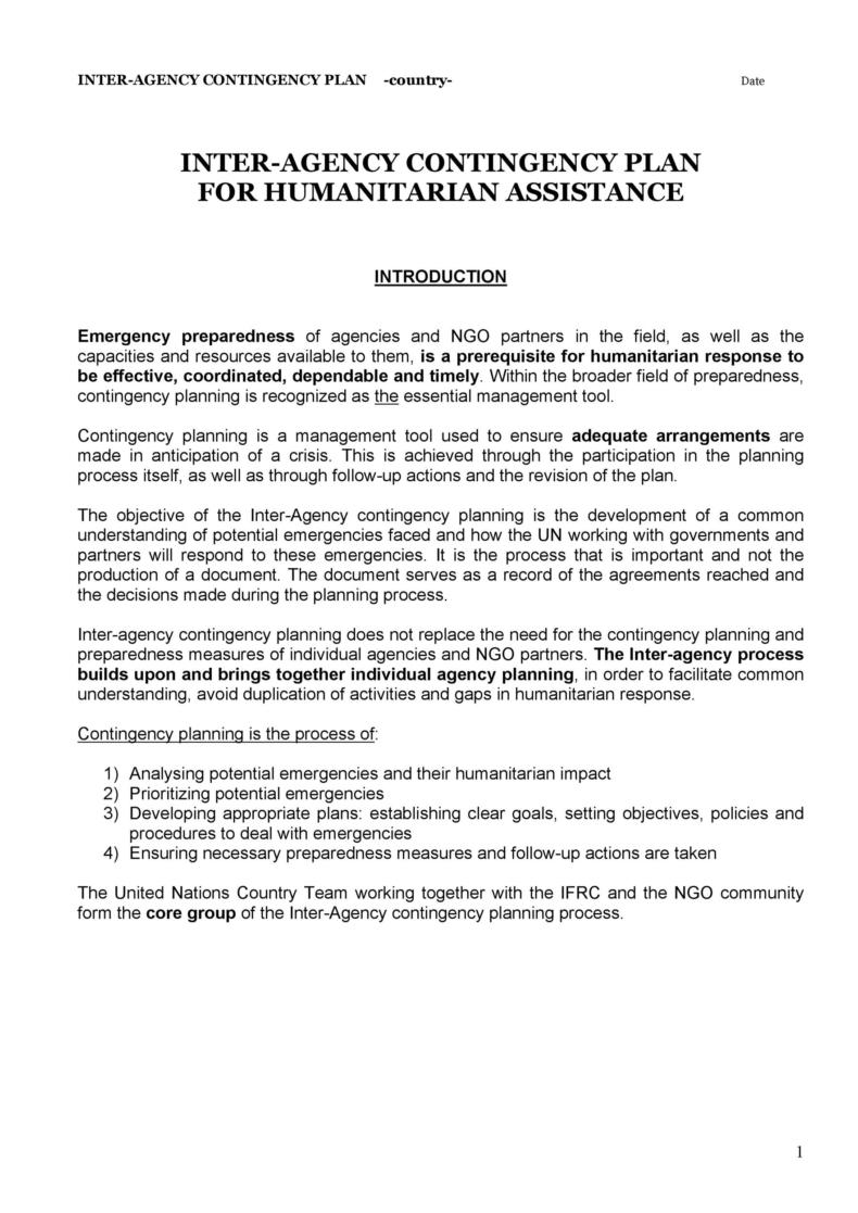 40 Detailed Contingency Plan Examples (& Free Templates) ᐅ