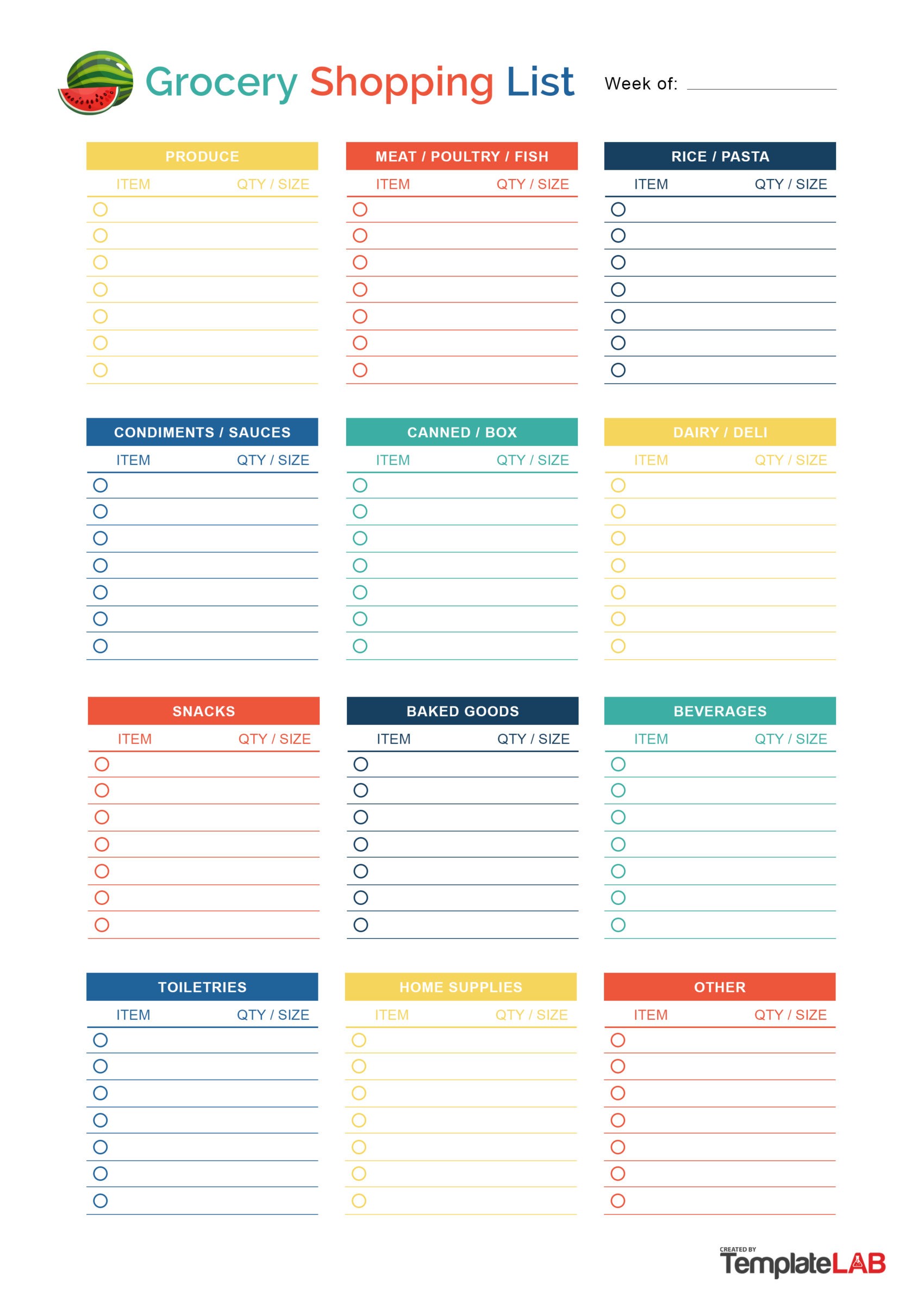 Free Printable Master Grocery List Template free-printable-master-grocery-list-template