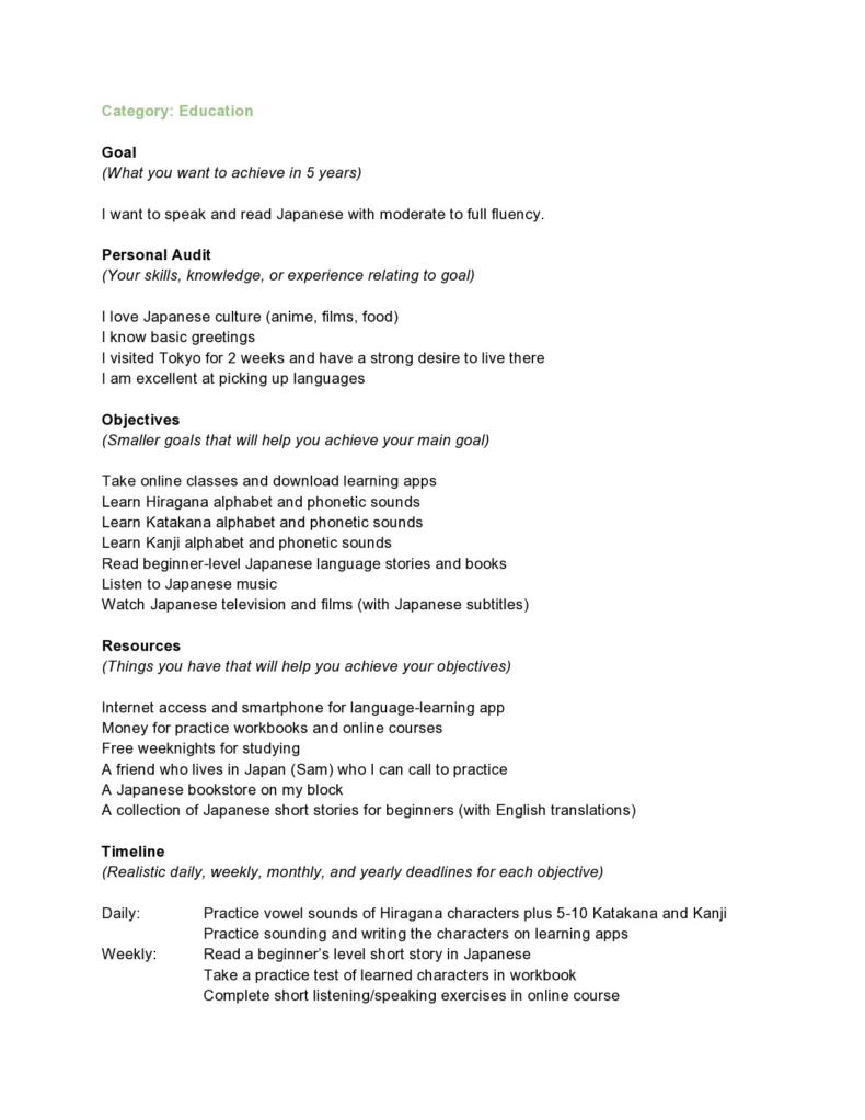 40 useful 5 year plan templates personal career business 