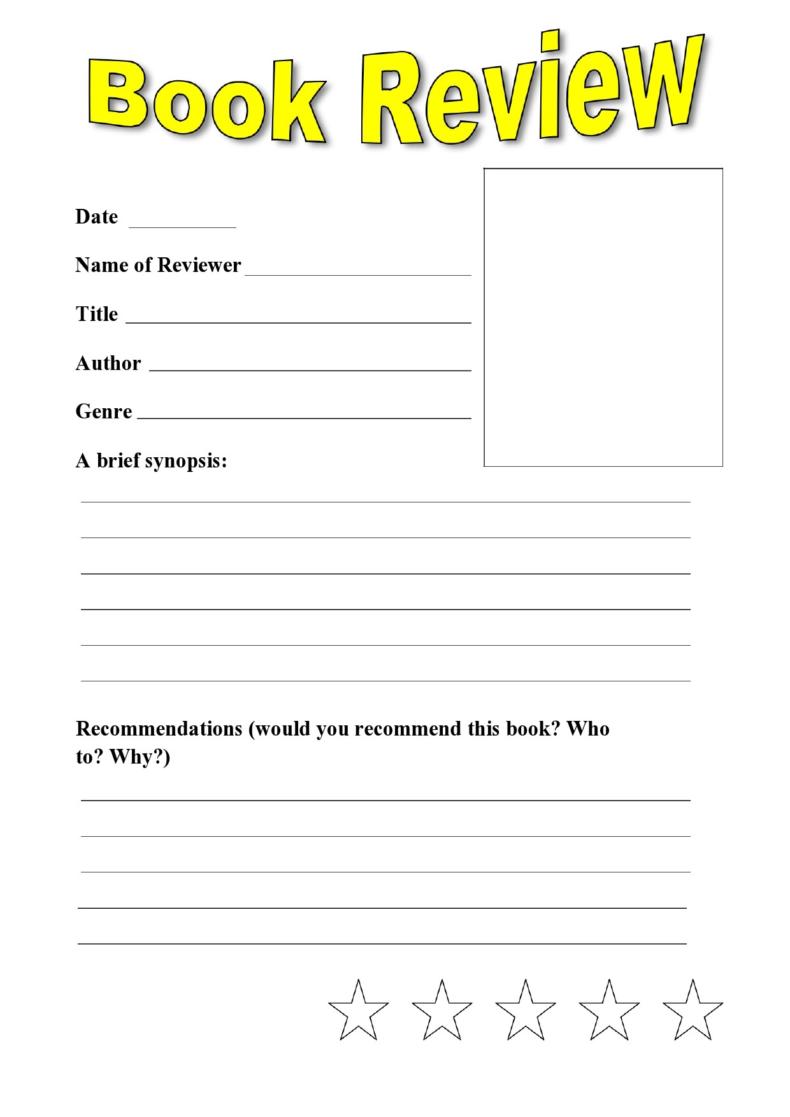 book review paper template