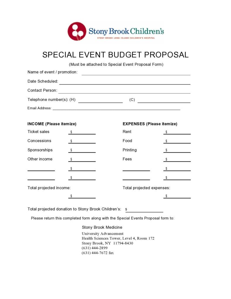 50 free budget proposal templates word excel templatelab
