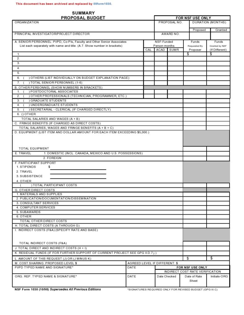 50 Free Budget Proposal Templates (Word & Excel) ᐅ TemplateLab