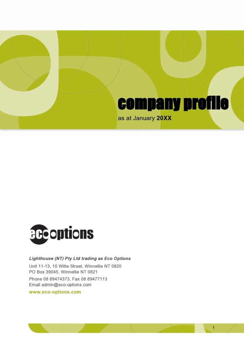 free company profile templates document
