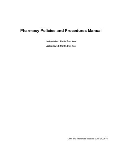 50 Free Policy And Procedure Templates (& Manuals) ᐅ TemplateLab