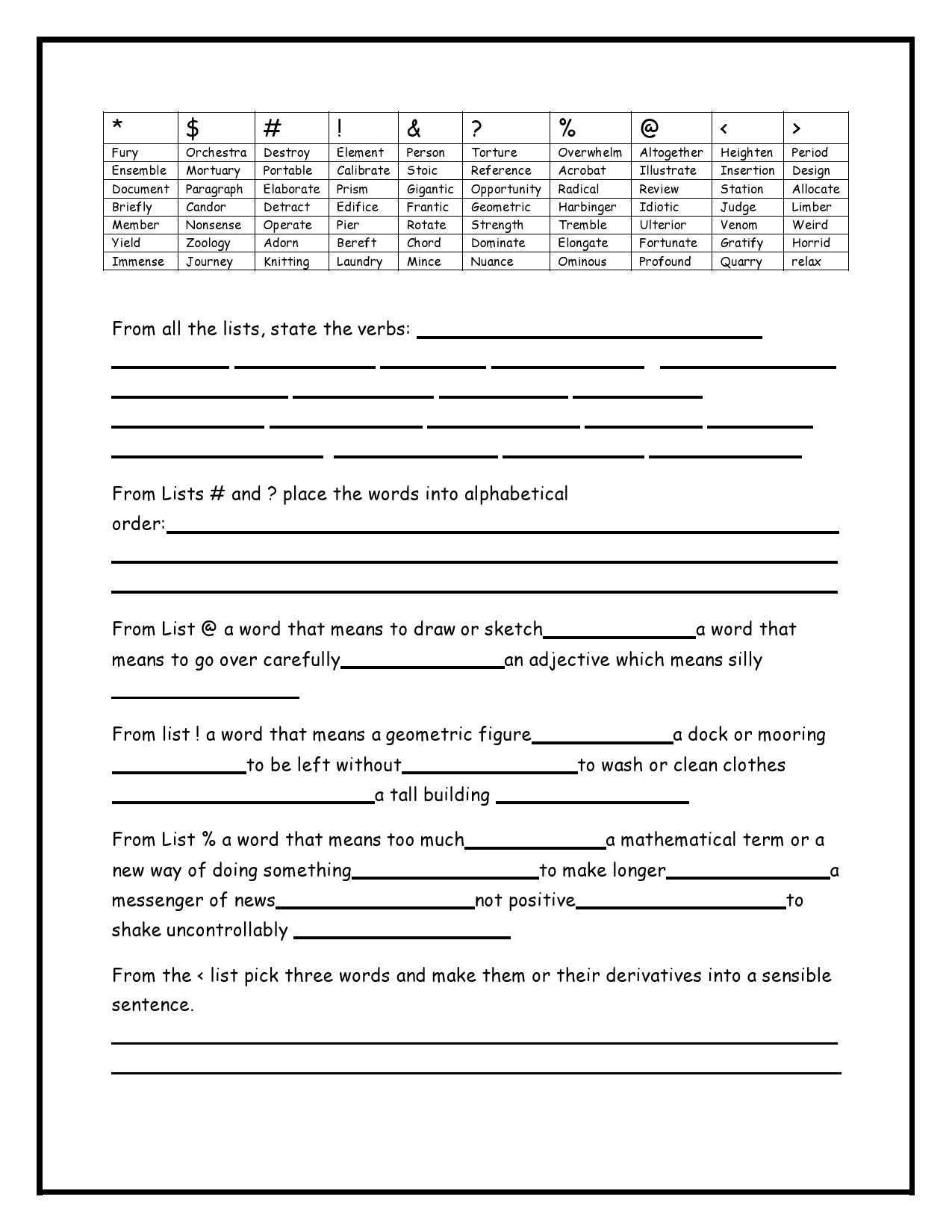 Free spelling test template 29