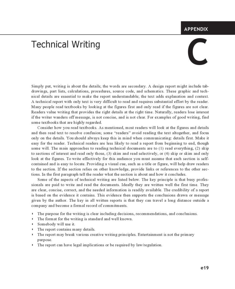 essay about yourself in technical writing
