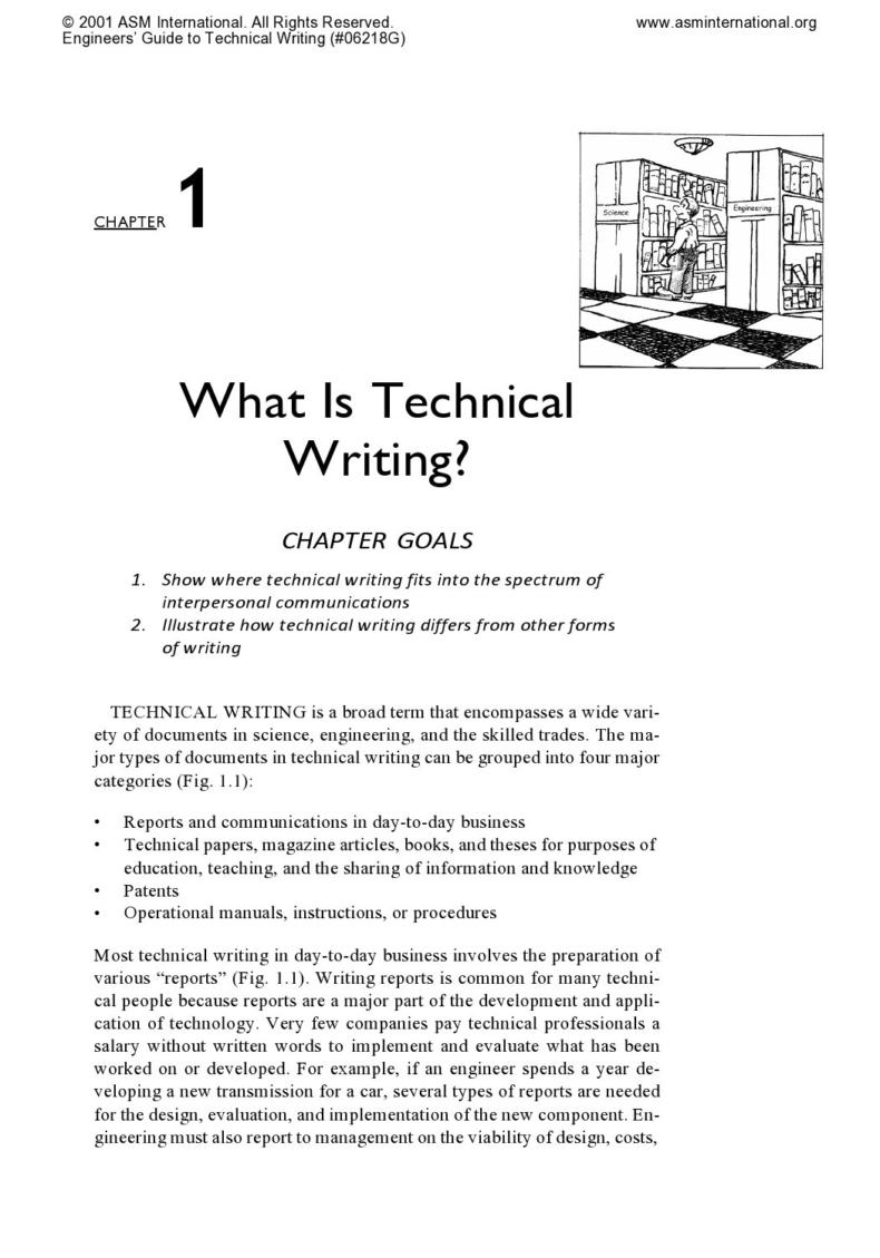 technical writing experience