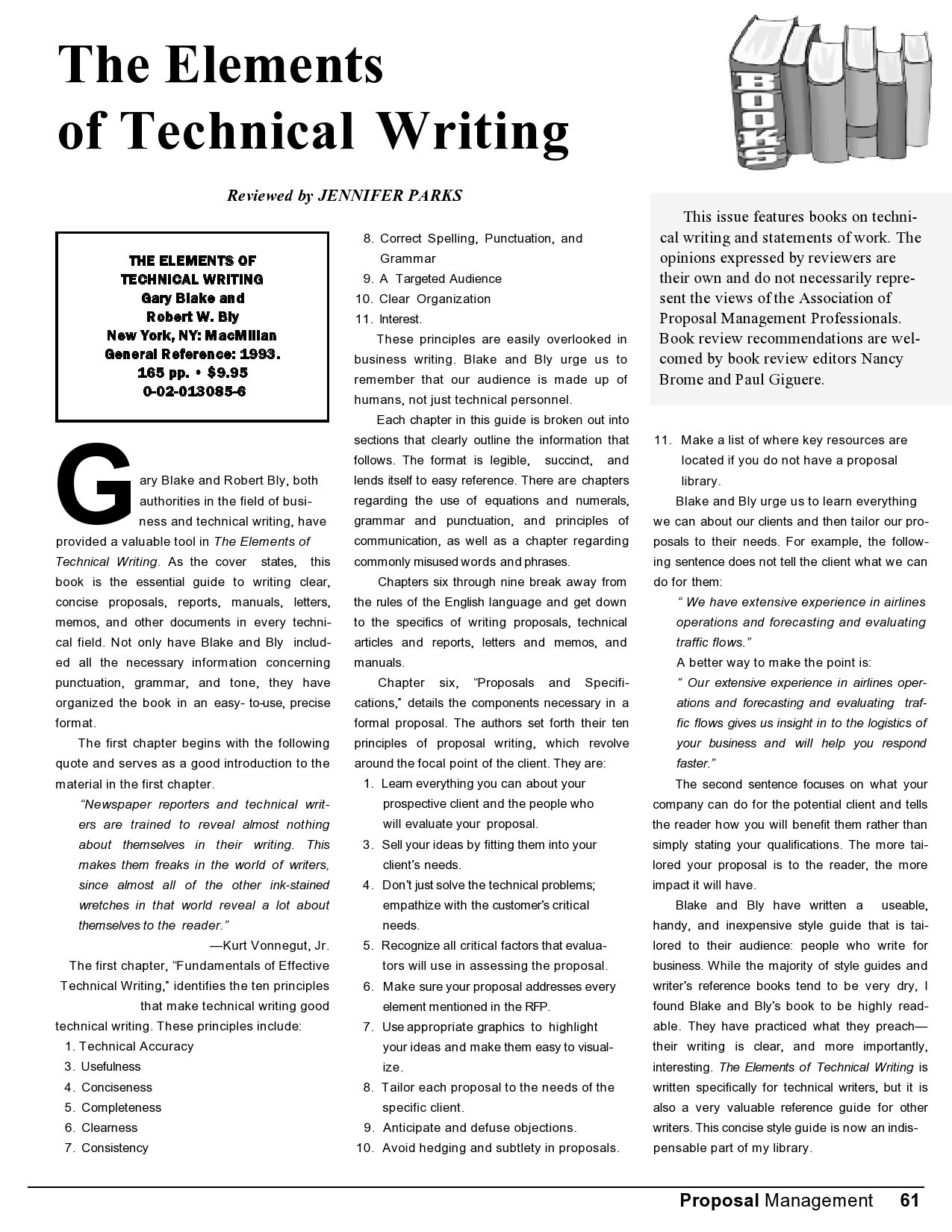 technical writing kinds