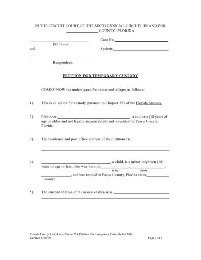 40 Printable Temporary Guardianship Forms [All States]
