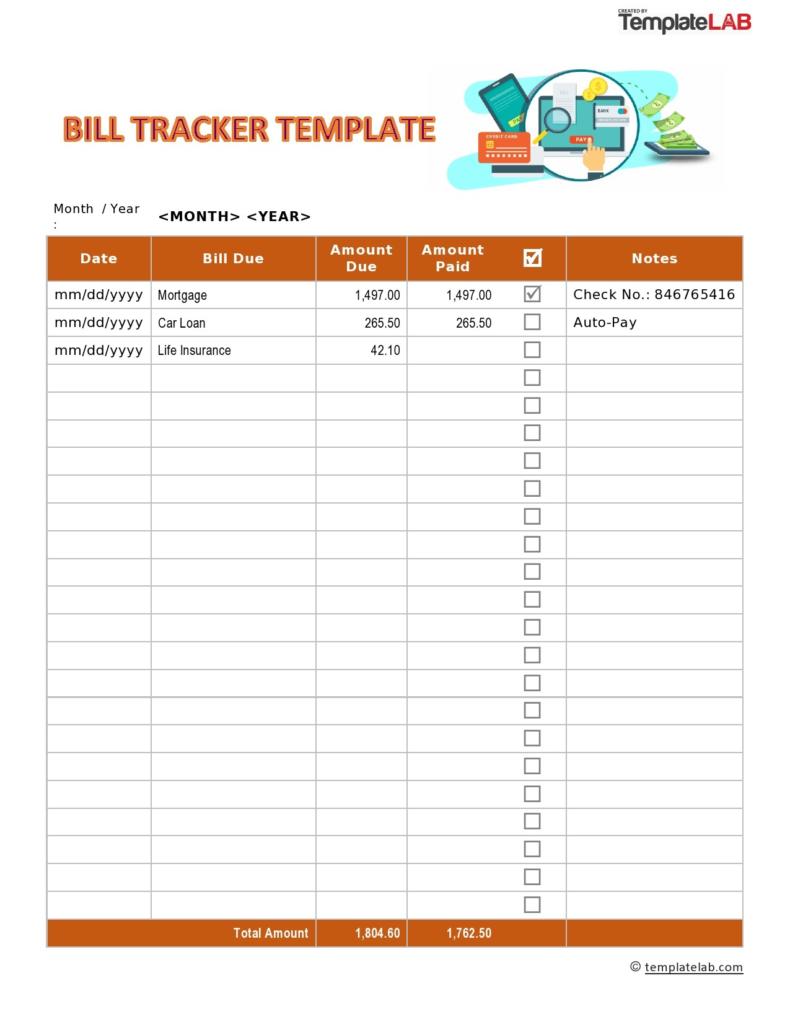 20 Free Bill Pay Checklists Bill Calendars (PDF Word Excel) 20 Free Bill Pay Checklists Bill Calendars (PDF Word Excel)