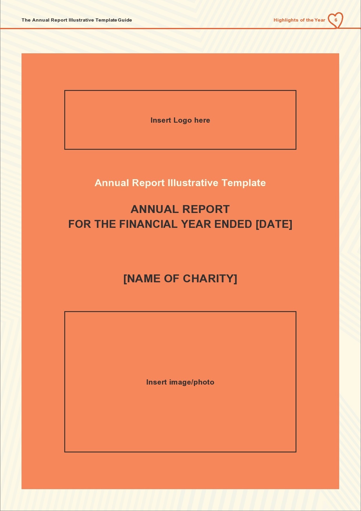 Free annual report template 03