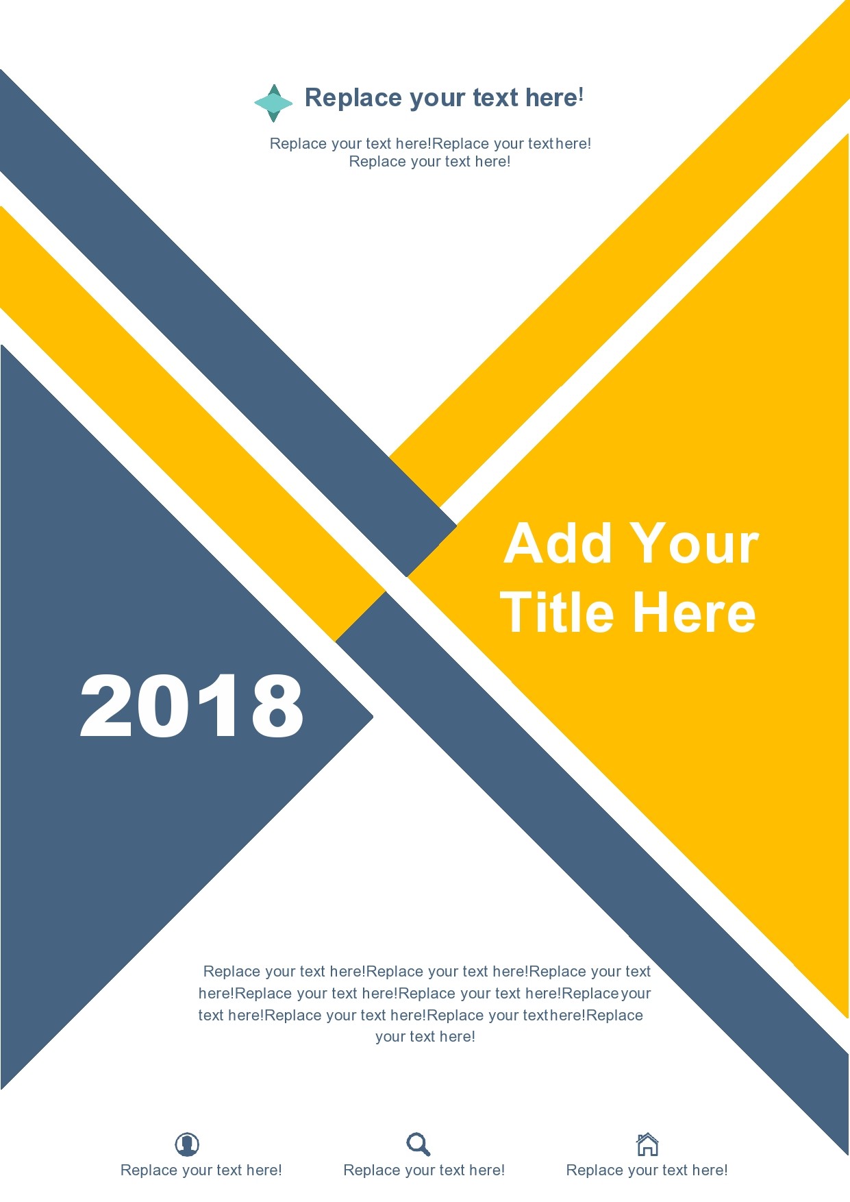 annual report template free download