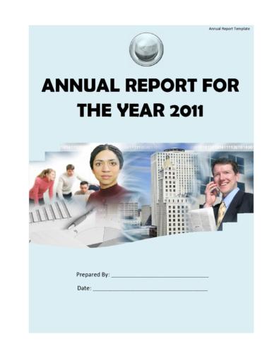 Llc Annual Report Template