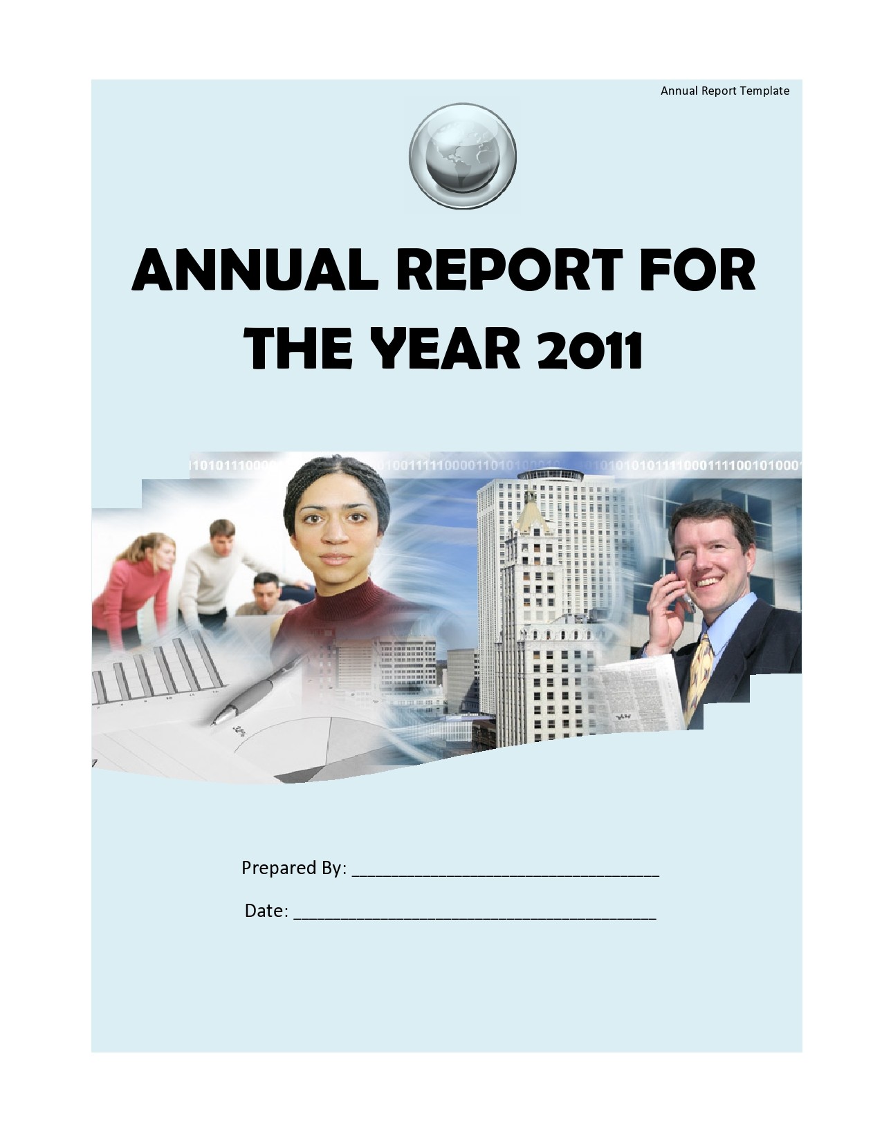 Free annual report template 32