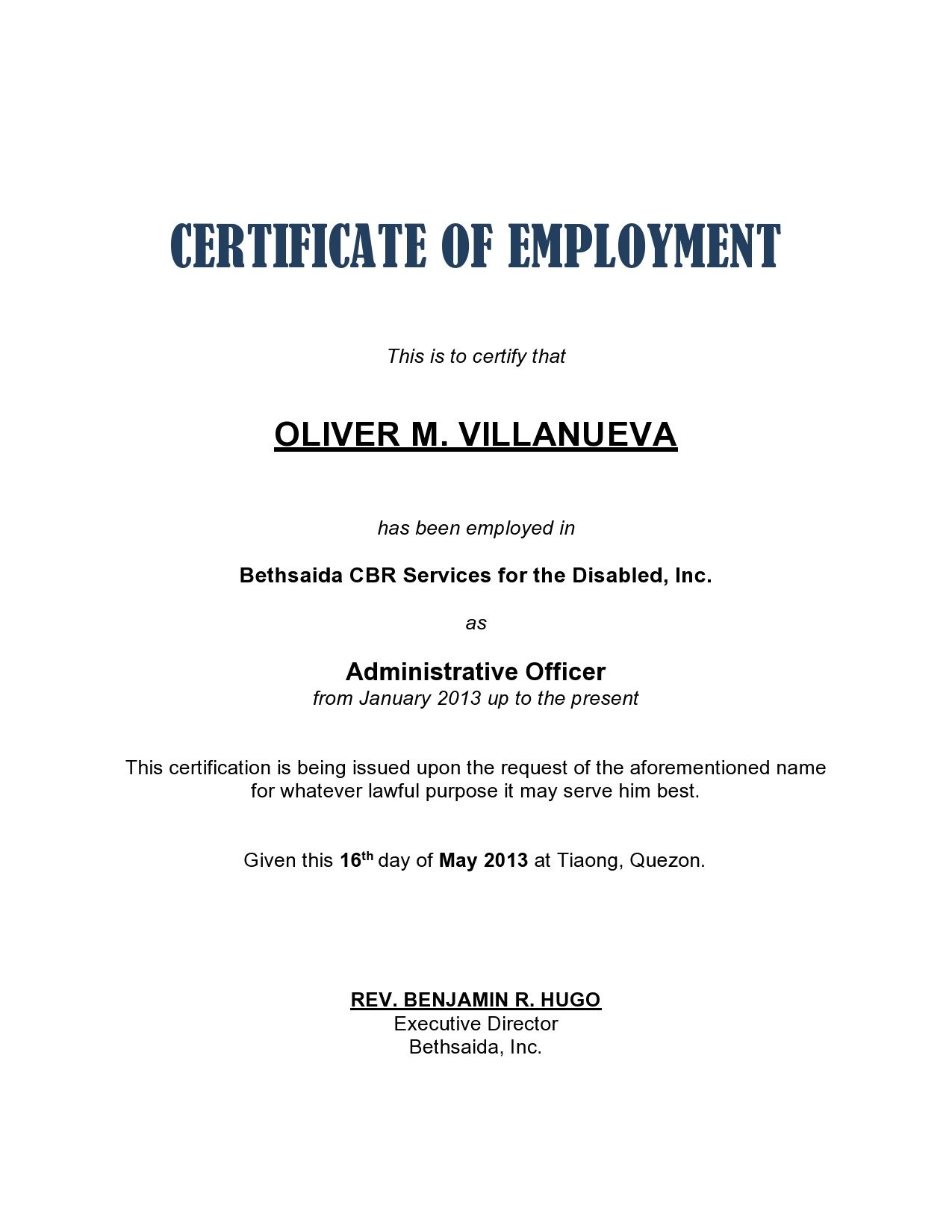 40-best-certificate-of-employment-samples-free-templatelab