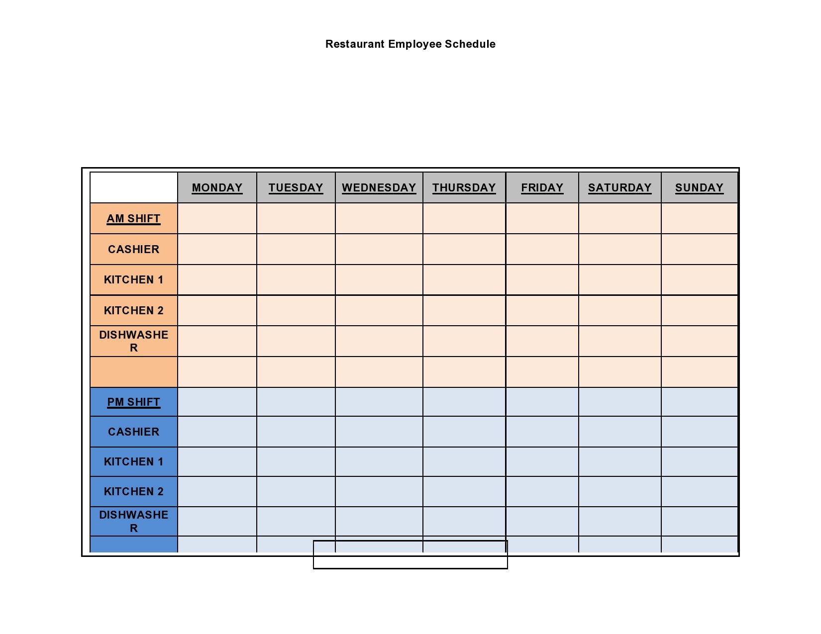 40 Free Employee Schedule Templates Excel Word TemplateLab