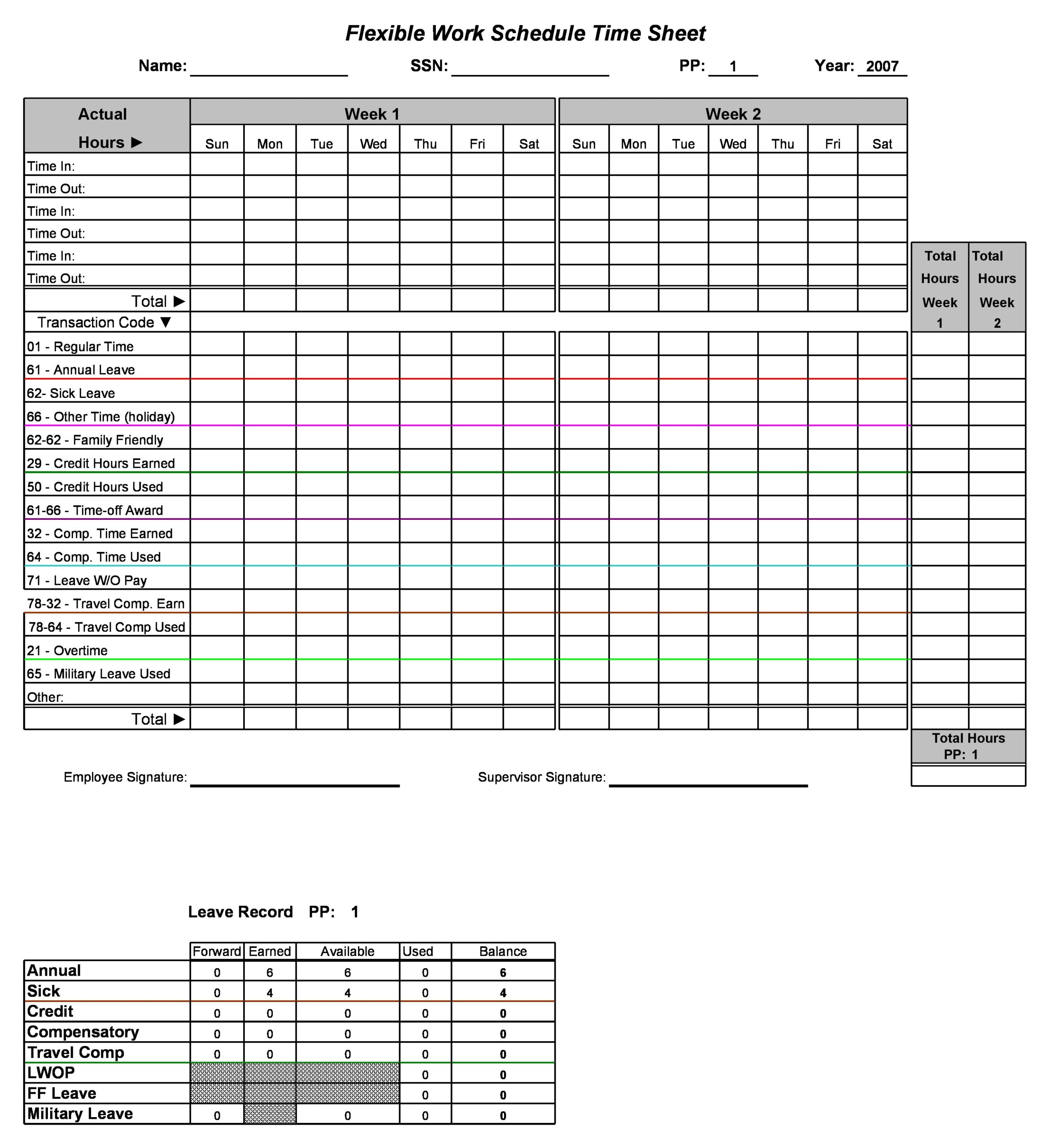 Excel Employee Schedule Template Weekly from templatelab.com